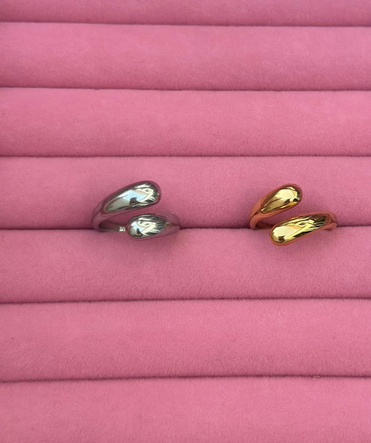 Anello snake in acciaio inossidabile regolabile