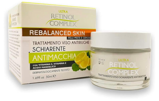 Trattamento viso antirughe schiarente anti-macchia alla vitamina C