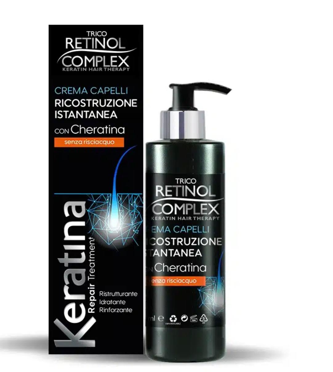 Crema ristrutturante alla cheratina