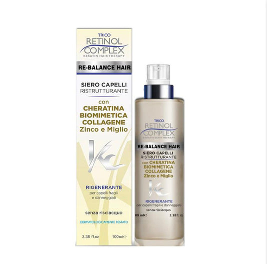 Siero capelli henné e collagene e tea tree oil per capelli colorati