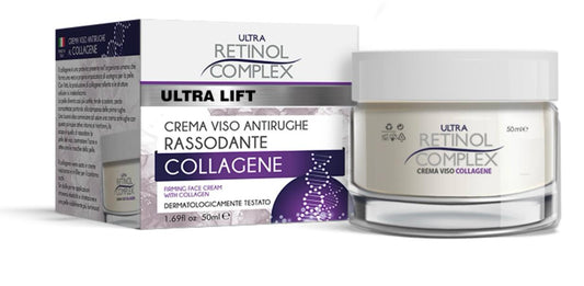 Crema viso antirughe rassodante - collagene