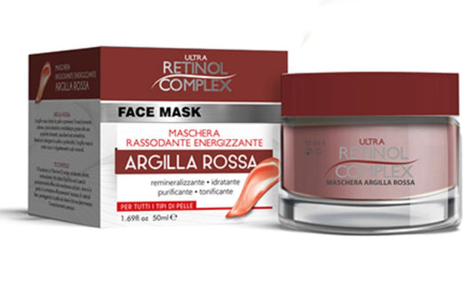 Maschera rassodante energizzante - argilla rossa